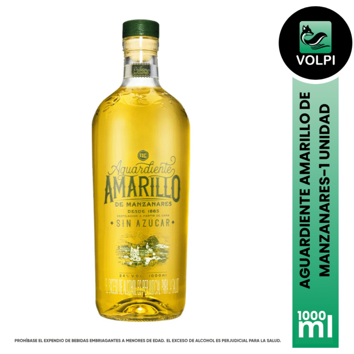 Aguardiente Amarillo 1000 ml - Imagen 1