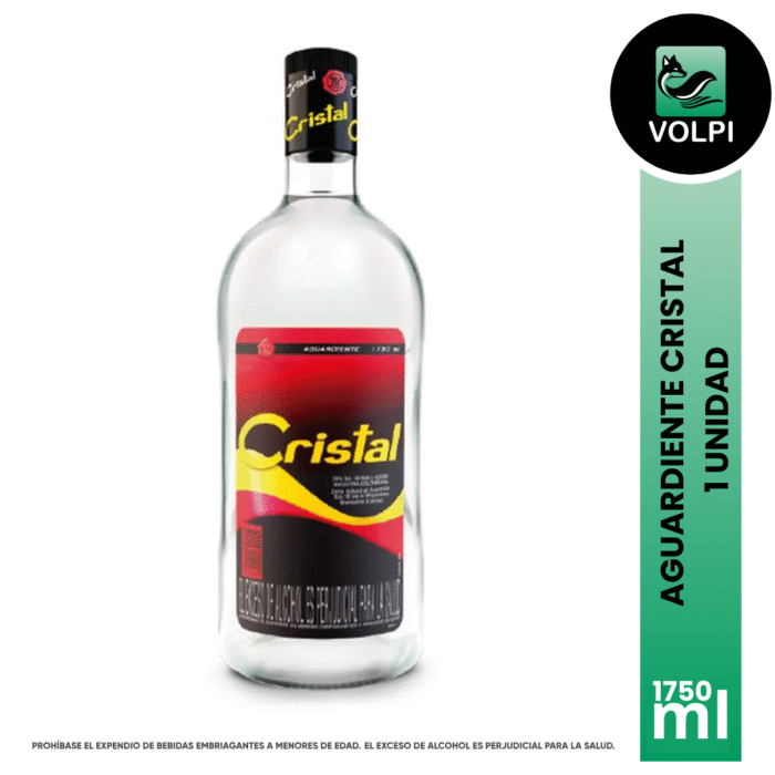 Aguardiente Cristal 1750 ml - Imagen 1