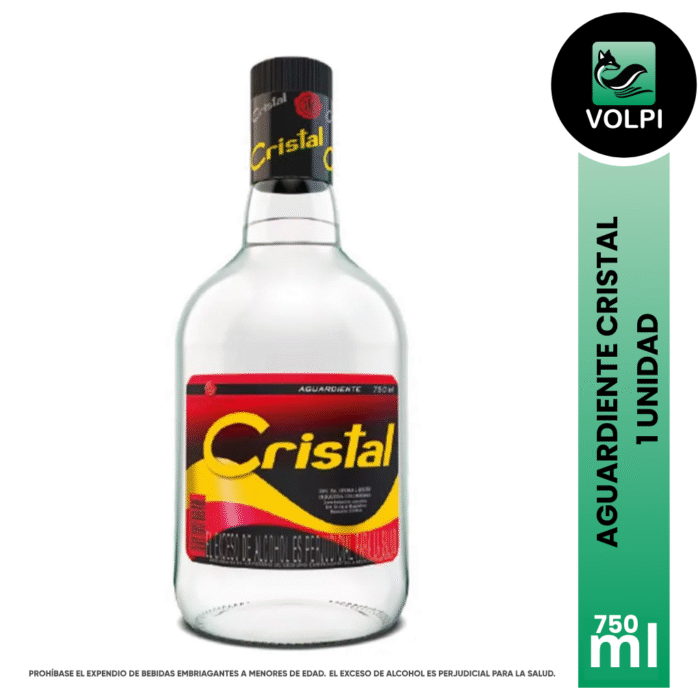 Aguardiente Cristal 750 ml - Imagen 1