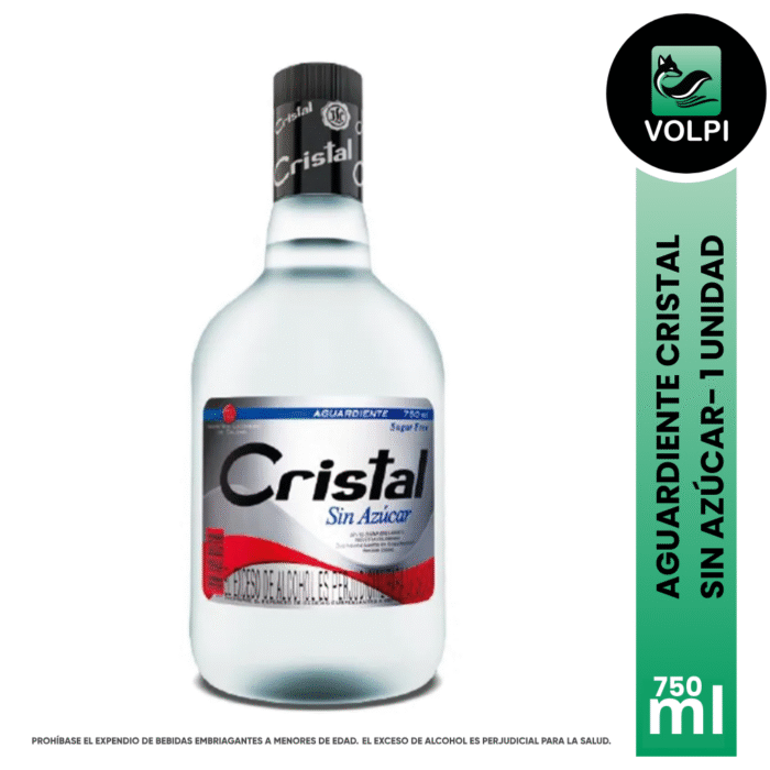 Aguardiente Cristal Sin Azucar Tetra 750 ml - Imagen 1