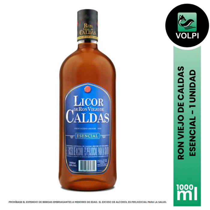 Ron Viejo de Caldas Esencial 1000 ml - Imagen 1